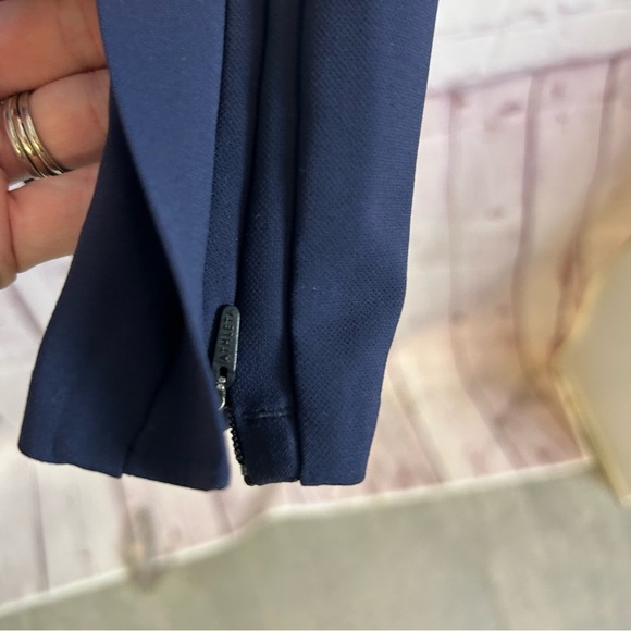 Athleta Metropolis Straight leg navy blue active pants size 10 athleisure work - Picture 7 of 13